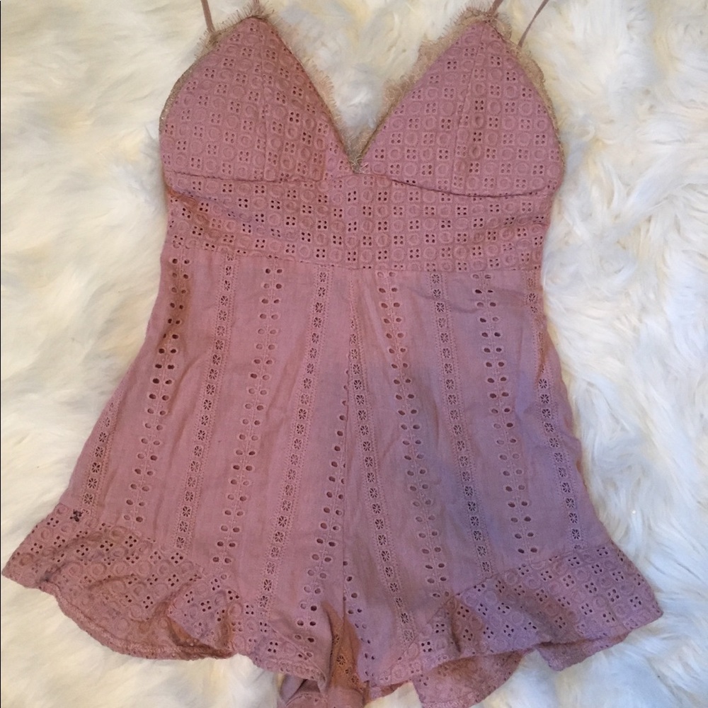 Lace romper